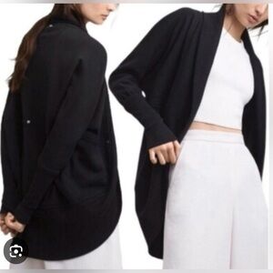 Aritia Wilfred Diderot Cocoon Cardigan Black Large